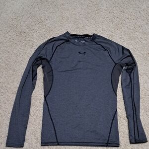 Under Armour Charcoal and Black Performance Top